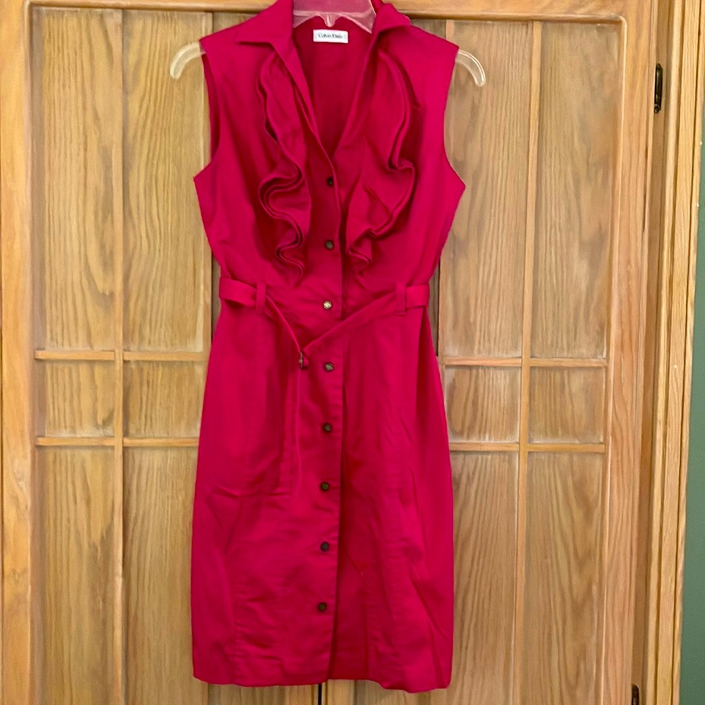 Pink size 4 Calvin Klein dress